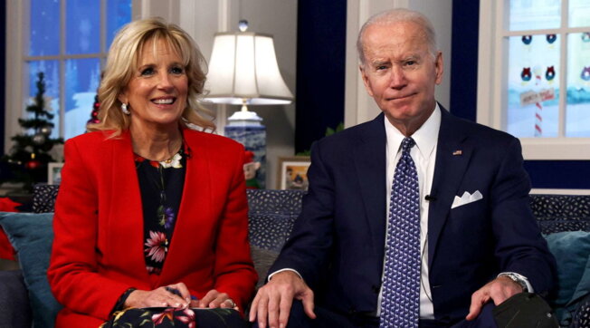 joe biden jill telefonata natale