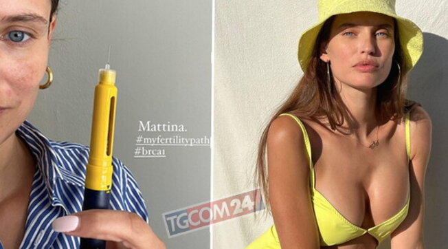 Bianca Balti mostra le iniezioni per la fertilità