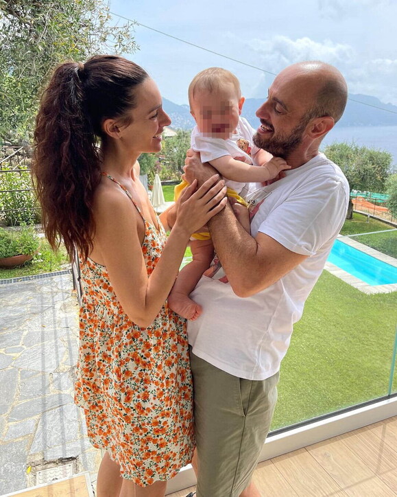 Paola Turani emozionata per l'inserimento al nido di Enea