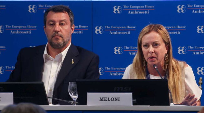 elezioni, cernobbio, meloni, tajani, calenda, letta, salvini