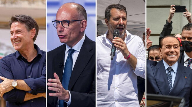 conte letta salvini berlusconi