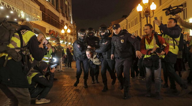 russia proteste
