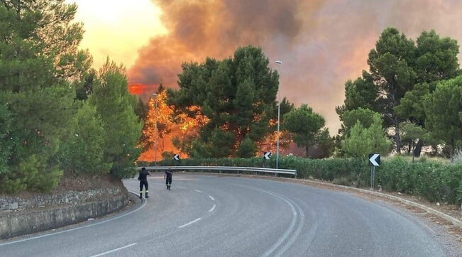 pisticci matera incendio