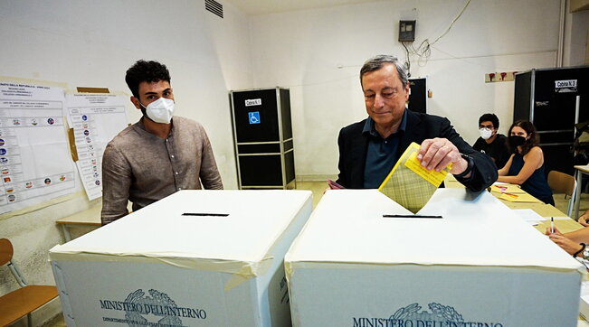 mario draghi, voto