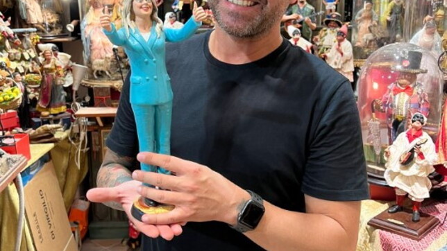 Giorgia Meloni tra le statuine vip del presepe di San Gregorio Armeno&nbsp;