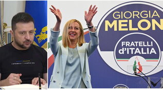 Zelensky si congratula con Giorgia Meloni: &quot;Contiamo sulla collaborazione con il nuovo governo&quot;