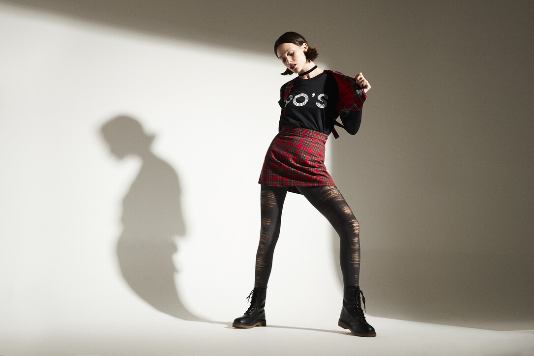 Acquista Ora Leg Avenue - Calze Tacco Cubano Nero Su