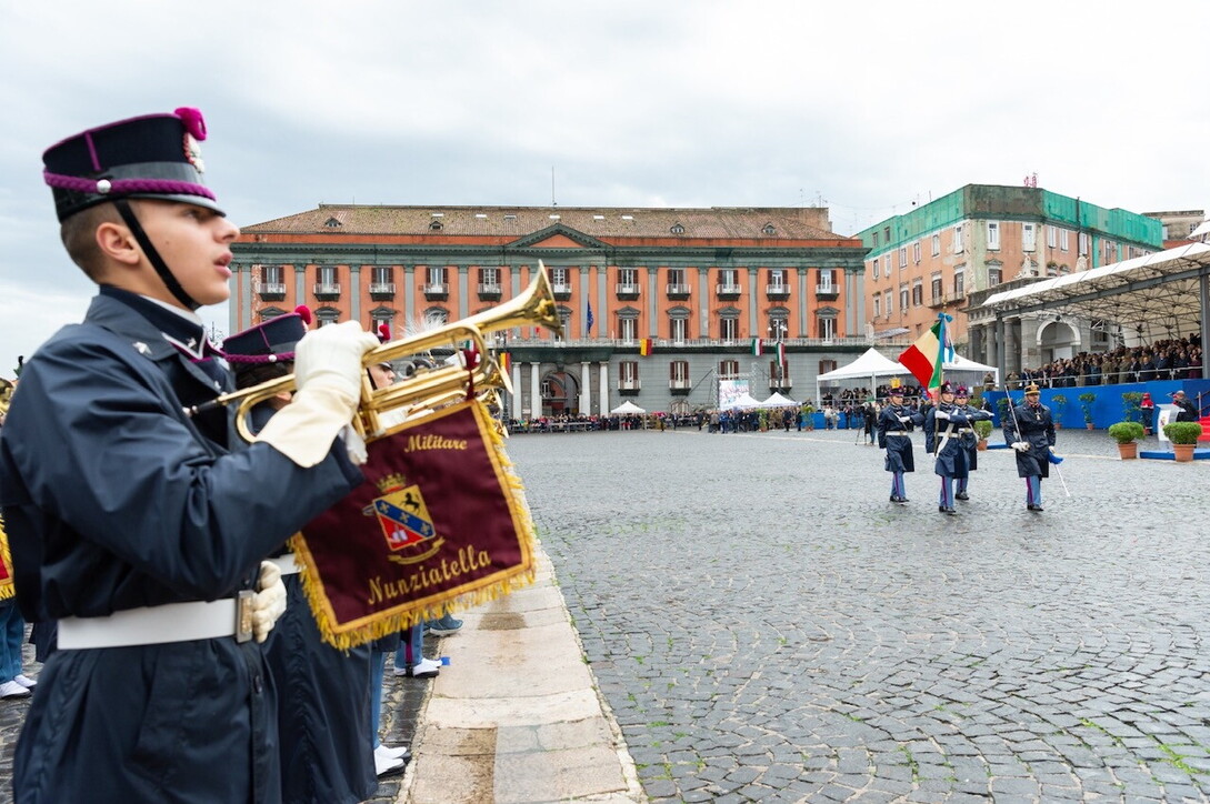 Il giuramento degli allievi della scuola militare Nunziatella