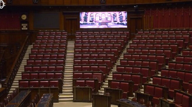 legislatura, camera, dl aiuti bis, tabelloni digitali, voto, meloni, letta