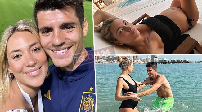 Alice Campello pancione al sole in Qatar per stare vicino ad Alvaro Morata