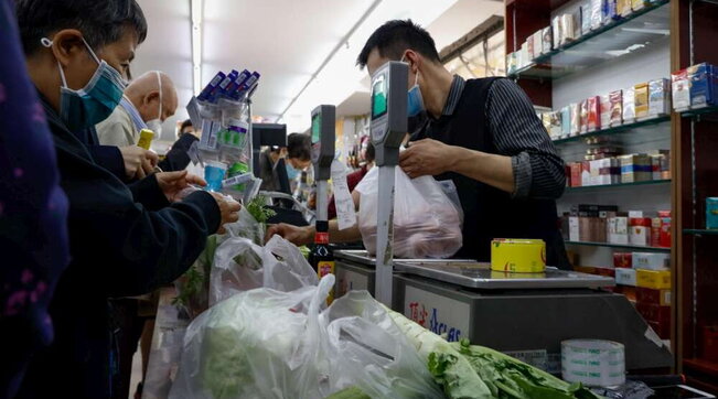 cina, pechino, code, test, supermercati