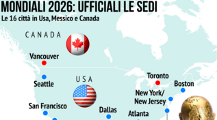 Mondiali 2026, ufficiali le sedi