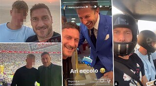 Francesco Totti in Qatar con il figlio Cristian, Noemi Bocchi lo aspetta