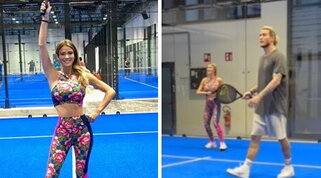 Diletta Leotta, padel e amore con Loris Karius