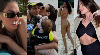 Francesca Sofia Novello fa il tifo per Valentino Rossi: le vacanze al caldo, in tre 