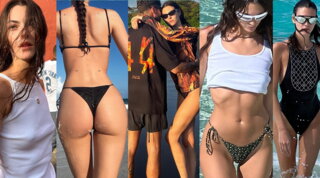 Vittoria Ceretti fa la sirena: vacanze d'amore e bikini 
