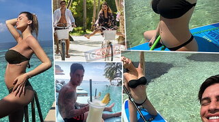 Sophie Codegoni alle Maldive con Alessandro Basciano, le foto con il pancione
