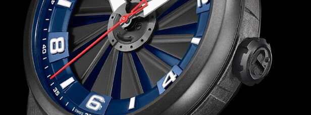 Perrelet Turbine Carbon Forest Green e Turbine Carbon Midnight Blue