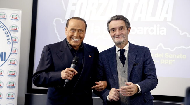 Silvio Berlusconi, Attilio Fontana