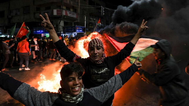 Attacco a Gerusalemme, festeggiamenti in diverse città palestinesi