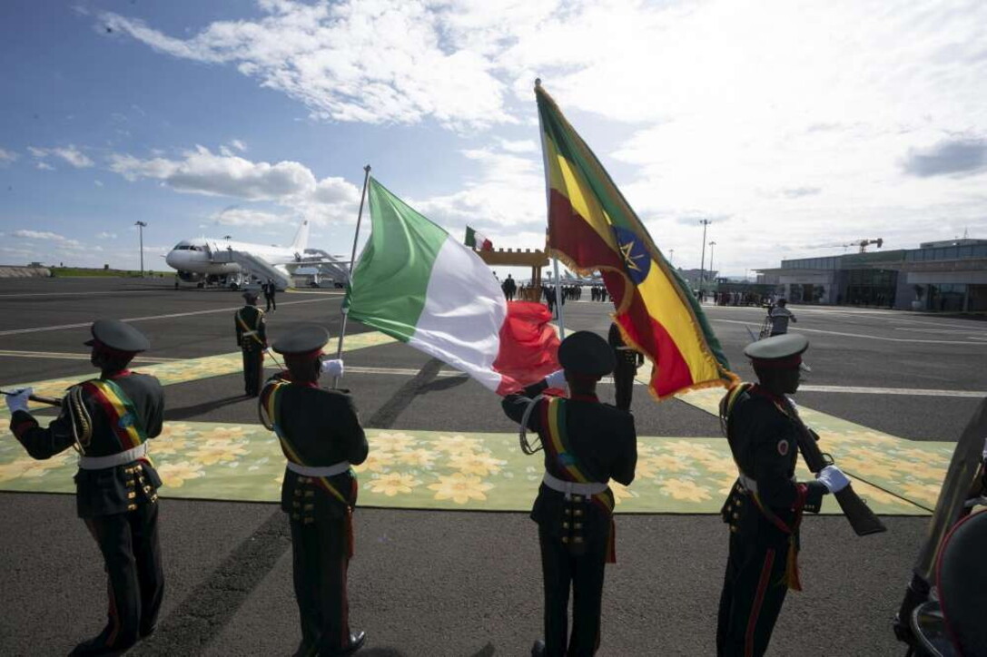 Fotogallery Meloni ad Addis Abeba, accolta dal primo ministro
