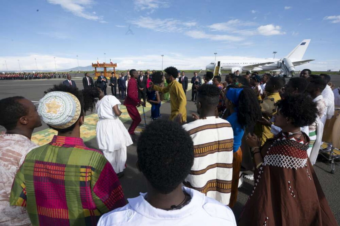 Fotogallery Meloni ad Addis Abeba, accolta dal primo ministro
