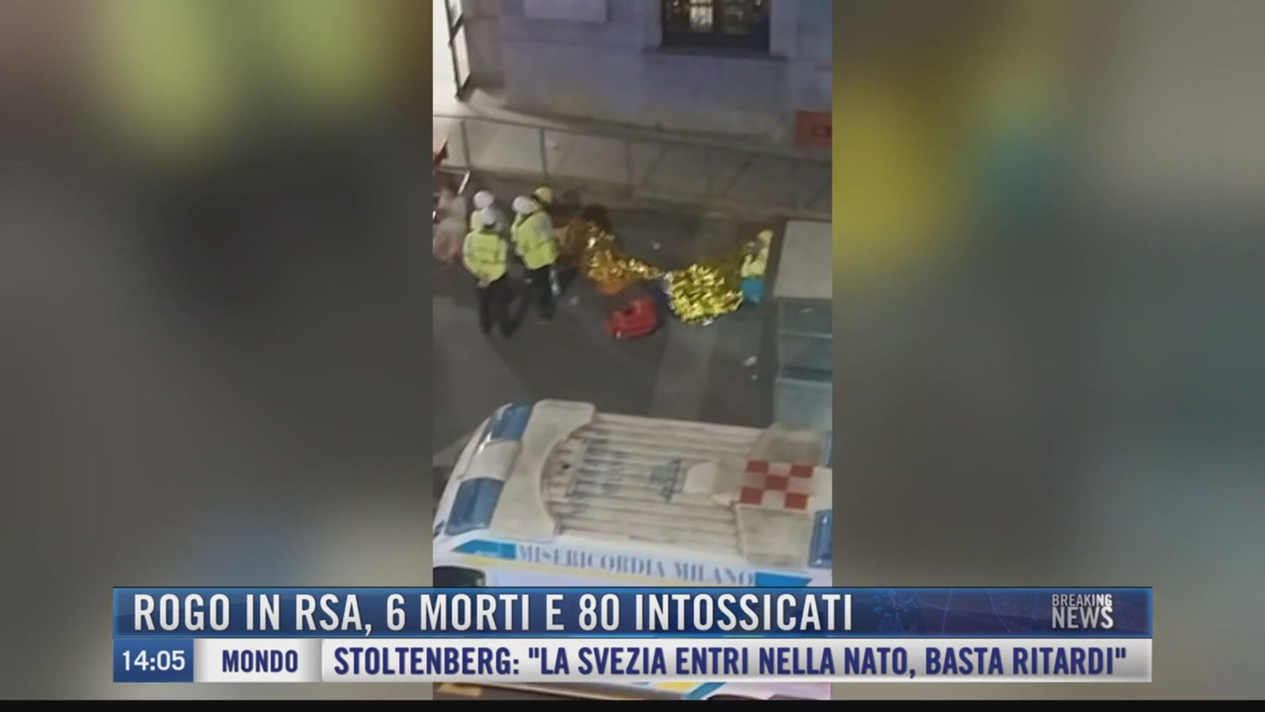 Breaking News delle 14.00 | Rogo in rsa, 6 morti e 80 intossicati ...