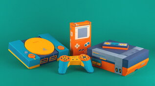 Videogiochi: artista ricrea le console del passato con la carta