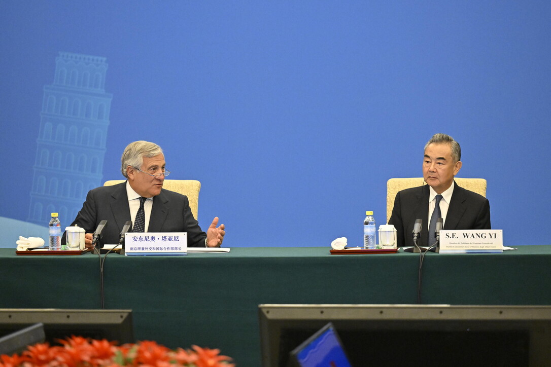 Tajani in Cina, bilaterale con il ministro degli Esteri Wang - foto 37