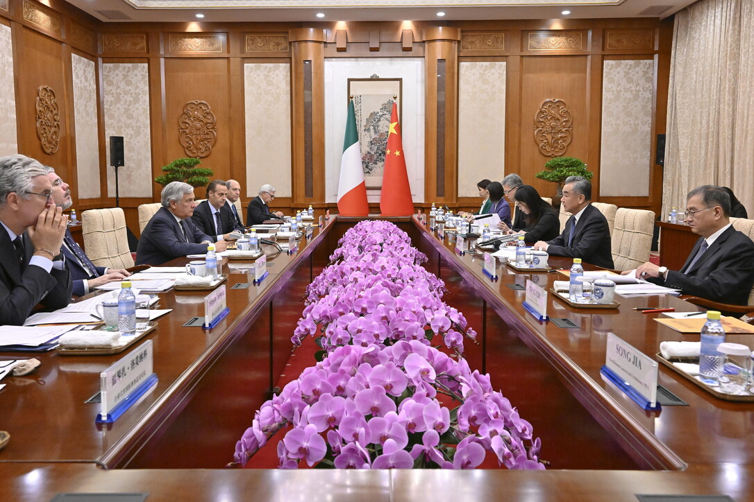 Tajani in Cina, bilaterale con il ministro degli Esteri Wang - foto 28