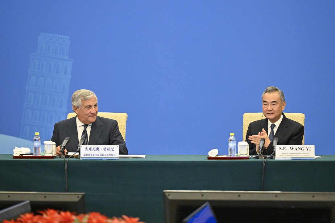 Tajani in Cina, bilaterale con il ministro degli Esteri Wang - foto 40