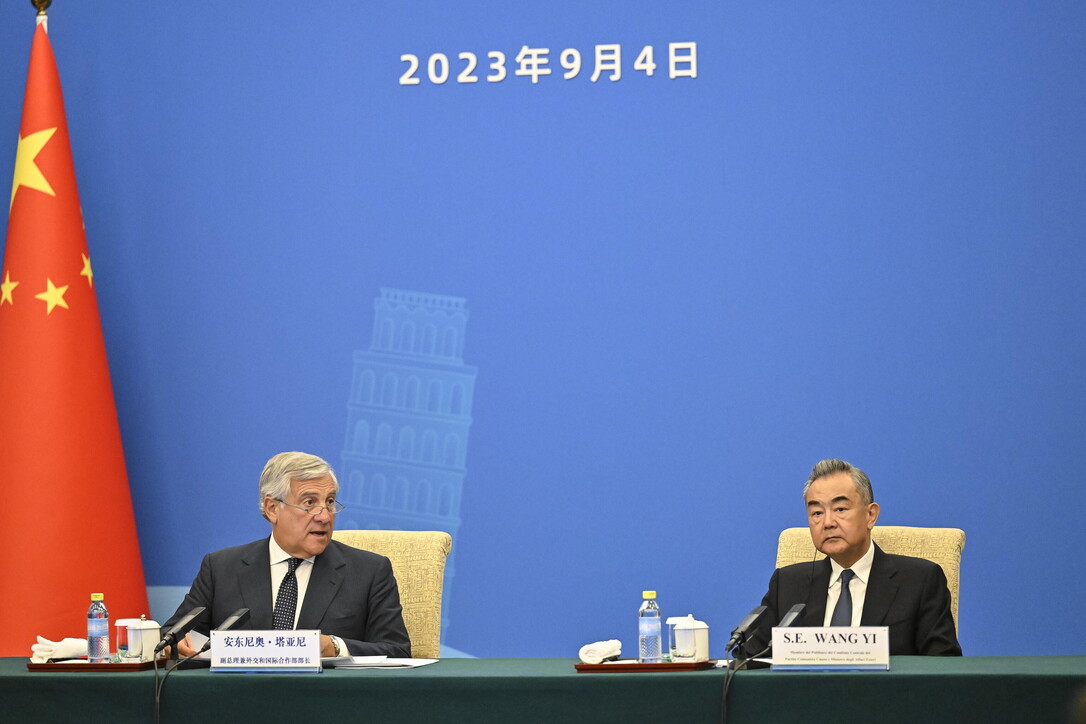 Tajani in Cina, bilaterale con il ministro degli Esteri Wang - foto 33