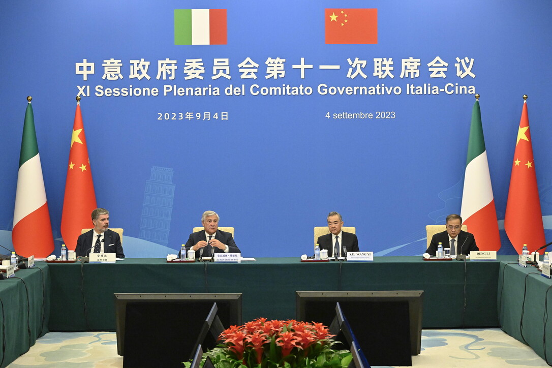 Tajani in Cina, bilaterale con il ministro degli Esteri Wang - foto 34