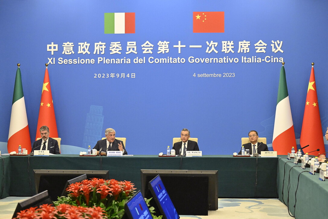 Tajani in Cina, bilaterale con il ministro degli Esteri Wang - foto 41
