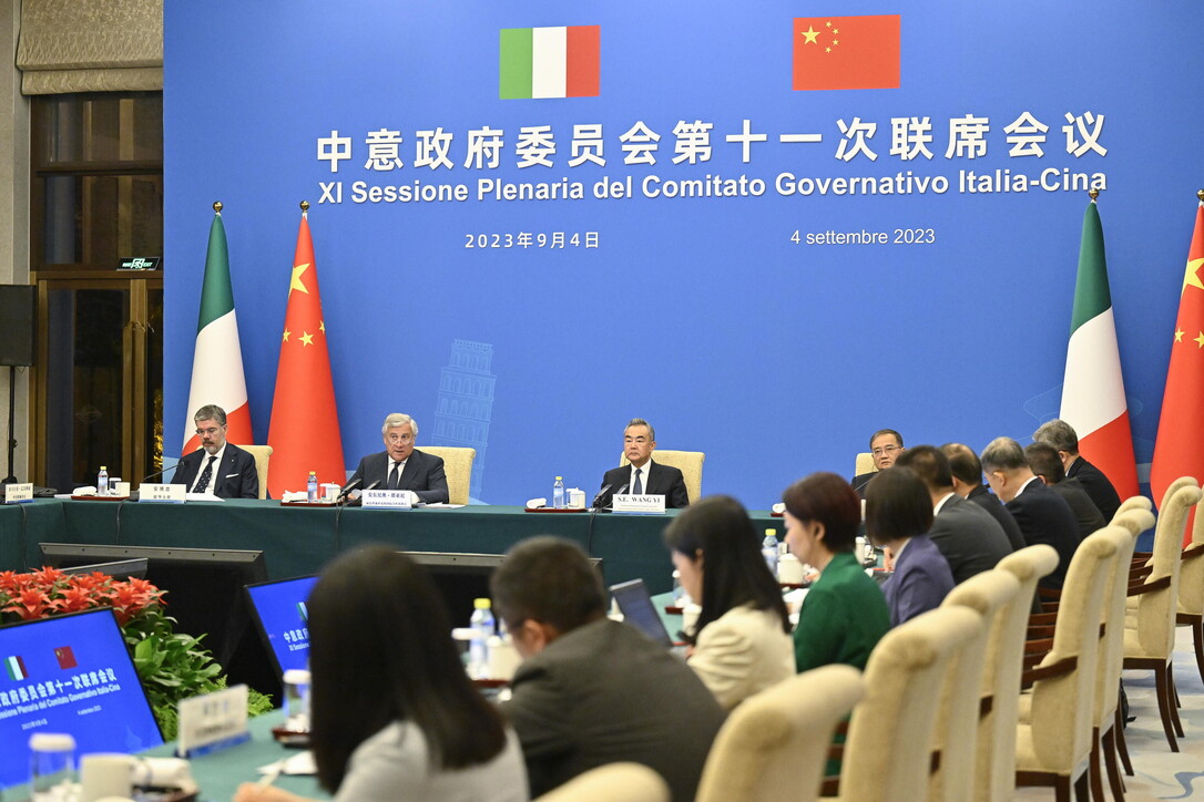 Tajani in Cina, bilaterale con il ministro degli Esteri Wang - foto 31