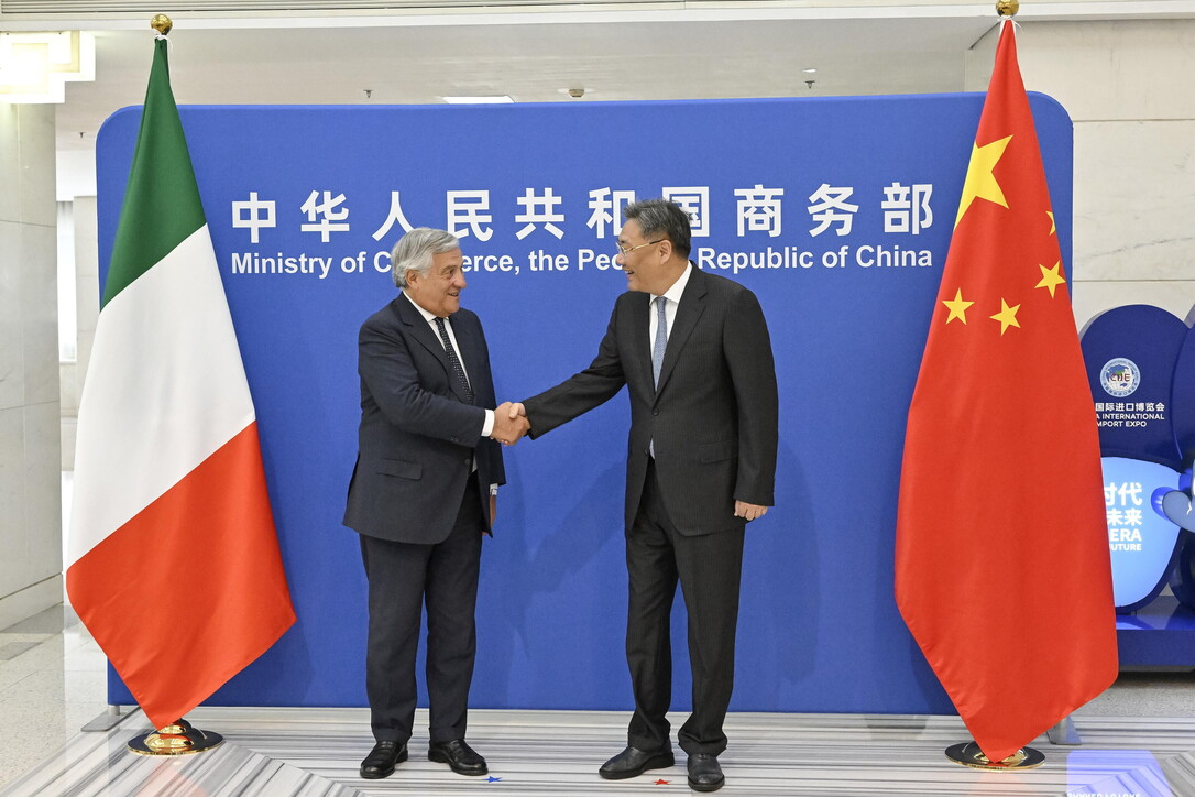 Tajani in Cina, bilaterale con il ministro degli Esteri Wang - foto 15