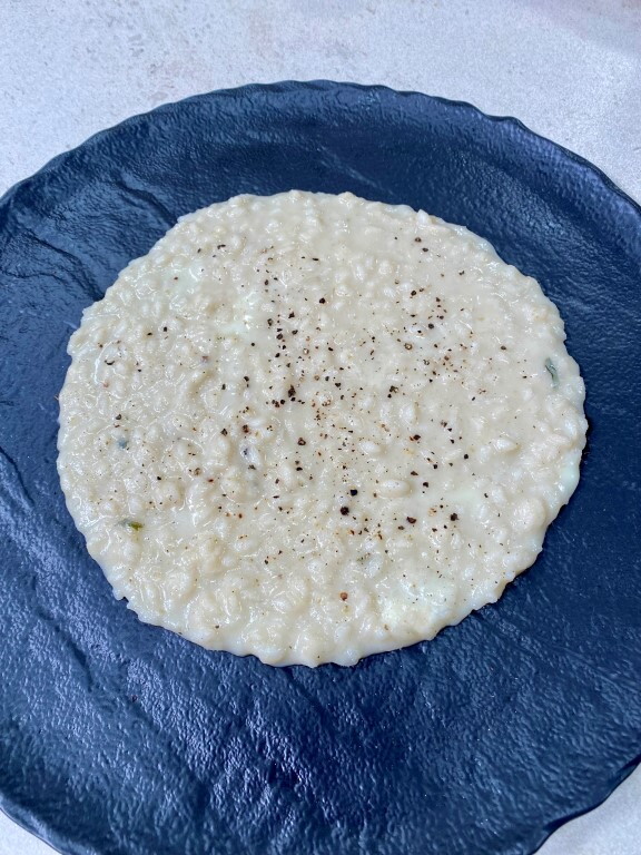 Risotto taleggio e topinambur