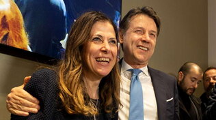 Conte: "Nessuna gara con il Pd, s&igrave; ad alleanze su progetti concreti" | E attacca Giorgia Meloni: "Grande sconfitta, in Sardegna ha perso la faccia"&nbsp;