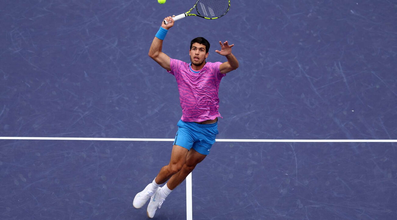 Alcaraz, Medvedev'i yendi ve Indian Wells'te bis yaptı
