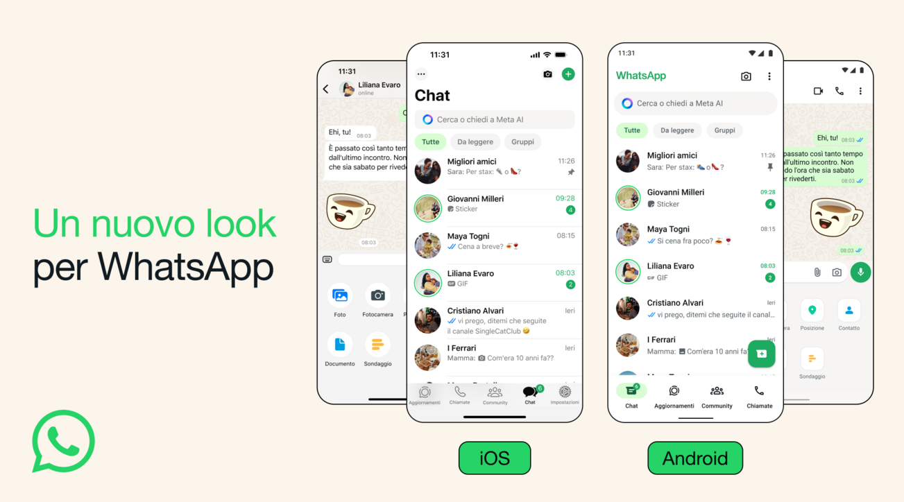 WhatsApp yeni bir görünüme kavuşuyor |  İşte tüm ana haberler