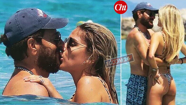 Enrico Papi eski kazazede Claudia Motta'yı öperken yakalandı