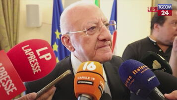 De Luca: "Molti parlano ma non dicono nulla su Gaza"