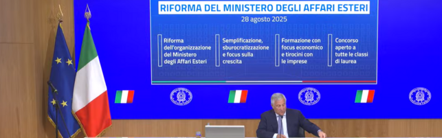 Il Cdm vara la nuova Farnesina, Tajani: "Avrà una testa politica e una testa economica"