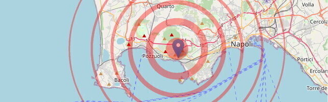 Terremoto, scossa di magnitudo 3 ai Campi Flegrei
