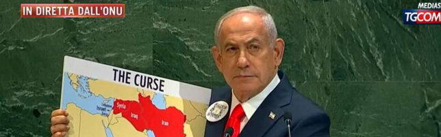 Netanjahujev govor v ZN spremljali protesti, obtožbe in zanikanje lakote v Gazi