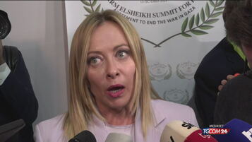 Gaza, Giorgia Meloni: "L'Italia farà la sua parte"