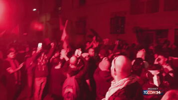 "Italia-Israele, non si doveva giocare", le immagini del corteo a Udine