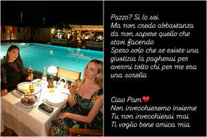 Elisa Bortolotti ricorda Pamela Genini: “Mi hai tolto una sorella, ciao Pam non invecchieremo insieme"
