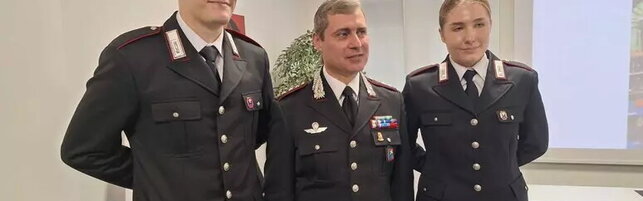 Varese, i due fratelli Stefano e Stefania realizzano il sogno d'infanzia: diventare carabinieri