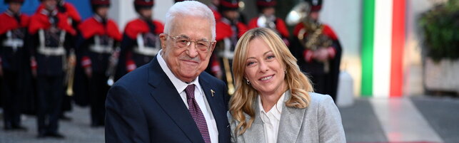 Abu Mazen ad Atreju, Meloni: "Smentite le falsità sul governo italiano"
